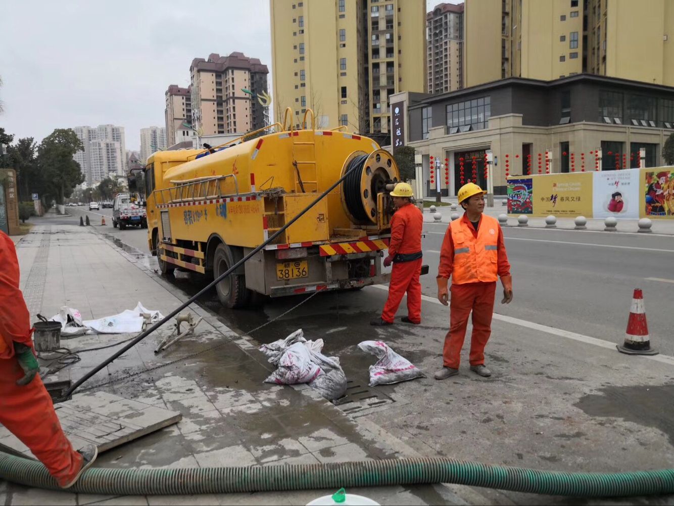 吉林排污管道清淤-管道清洗